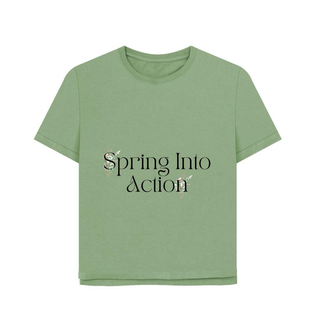 Women's Bloom With Power Tee – Grow Confidence Sustainably