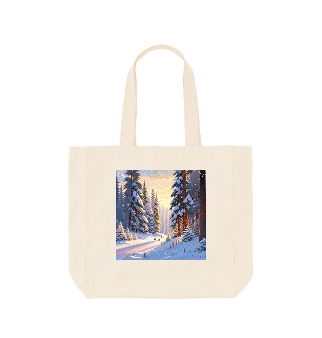 Golden Dawn Forest Tote β Nature-inspired Utility