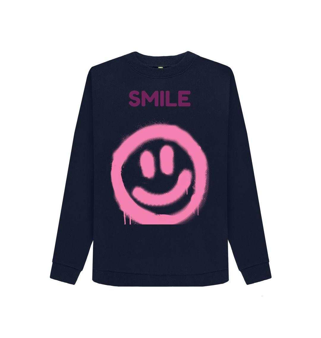 Chic Planet By Kat Wells Smile Women's Crewneck Jumper