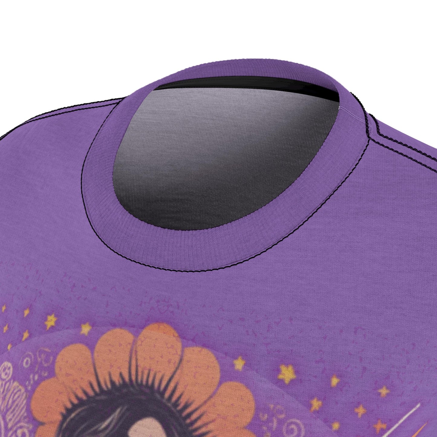 Festival Queen Town Graphic Tee All-Over Print Retro Music Shirt for Women