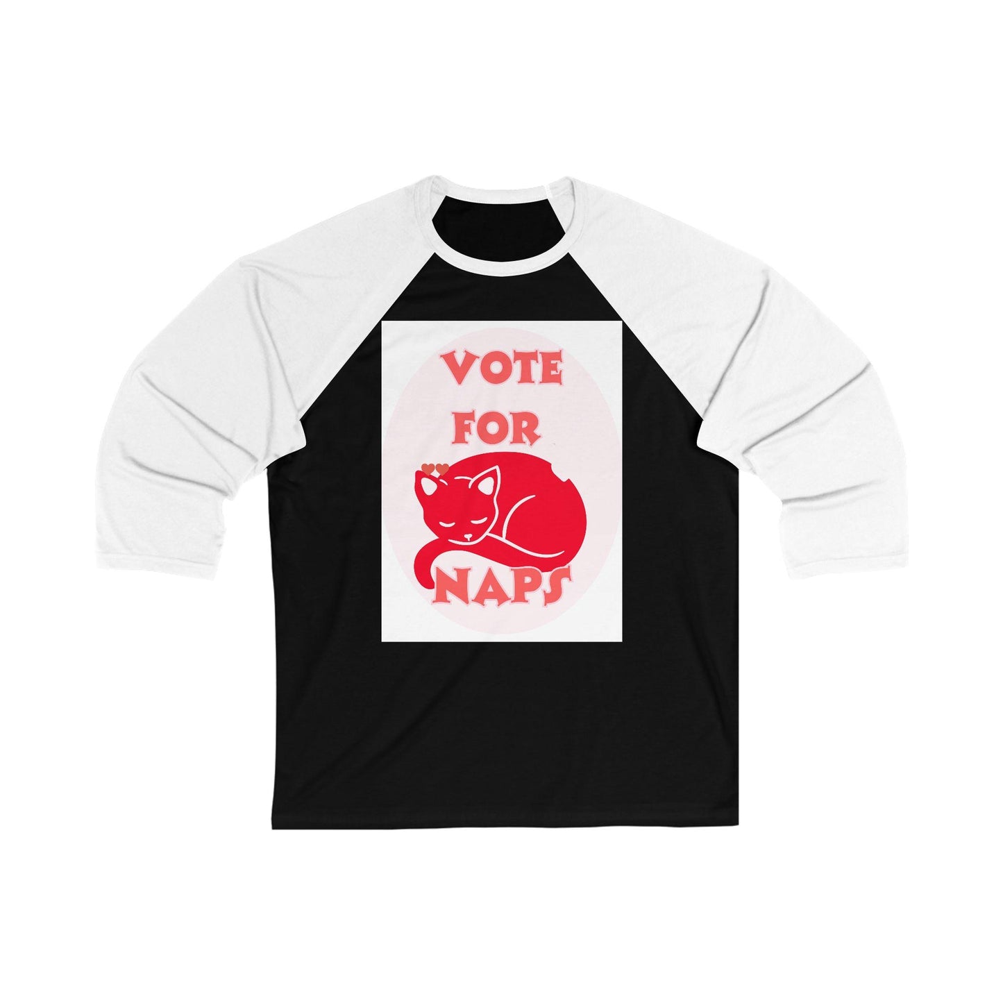 Vote for Naps Tee - Funny Baseball Shirt for Nap Lovers | Soft Cotton-Poly Blend