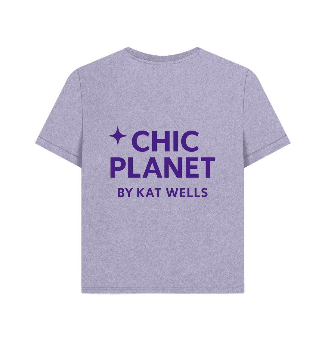 Kiss The Beat Tee – Festival Edit (lavender Crop)