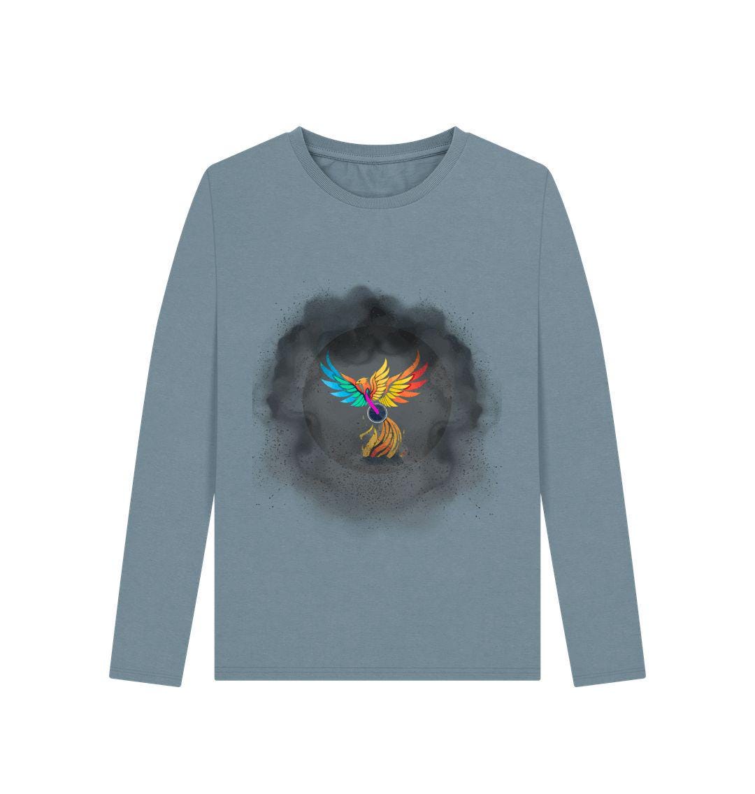 Rise In Strength With The Phoenix Of Unity Long-sleeve Tee