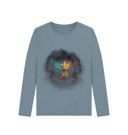 Rise In Strength With The Phoenix Of Unity Long-sleeve Tee