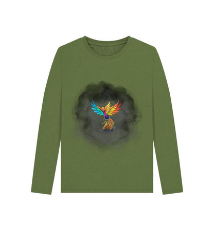 Rise In Strength With The Phoenix Of Unity Long-sleeve Tee