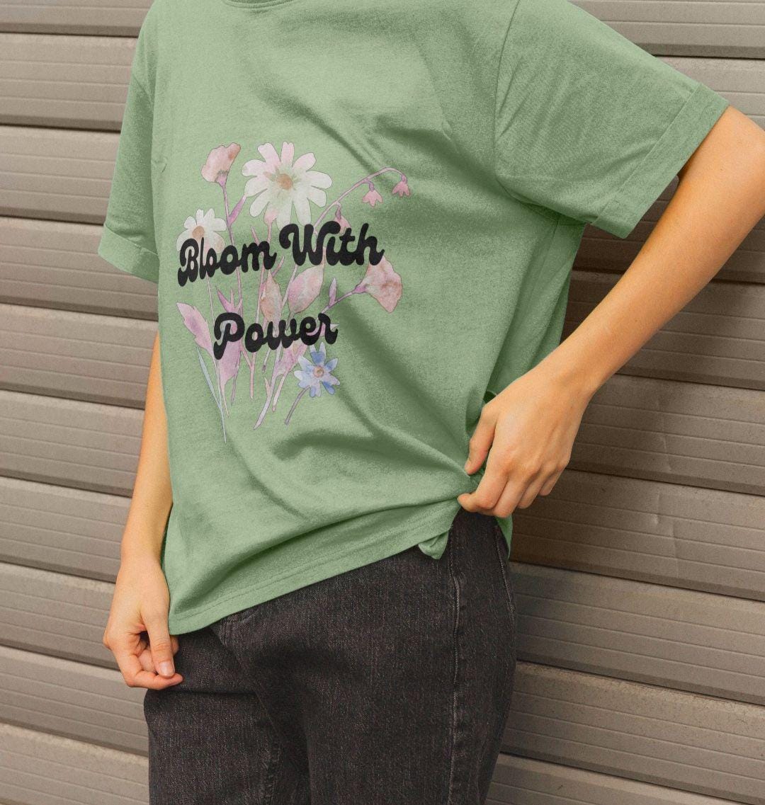 Women's Spring Into Action Tee – Bloom With Bold Purpose