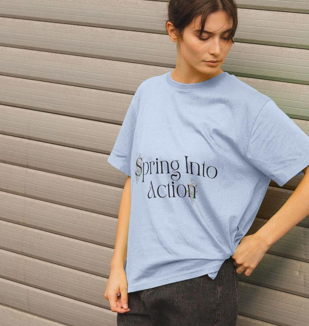 Women's Bloom With Power Tee – Grow Confidence Sustainably