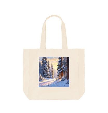 Golden Dawn Forest Tote – Nature-inspired Utility
