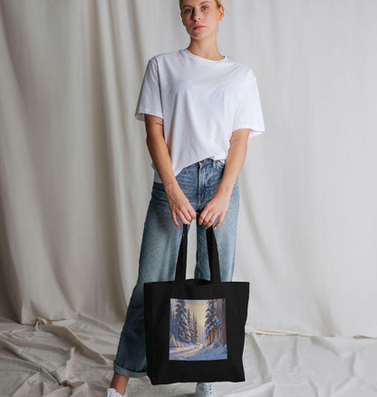 Golden Dawn Forest Tote – Nature-inspired Utility