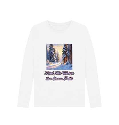 Women's Snowfall Escape Long Sleeve – Winter Style, Eco Soul