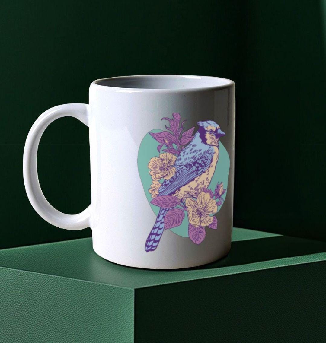 Blossom Chirp Eco Mug – Springtime In Every Sip