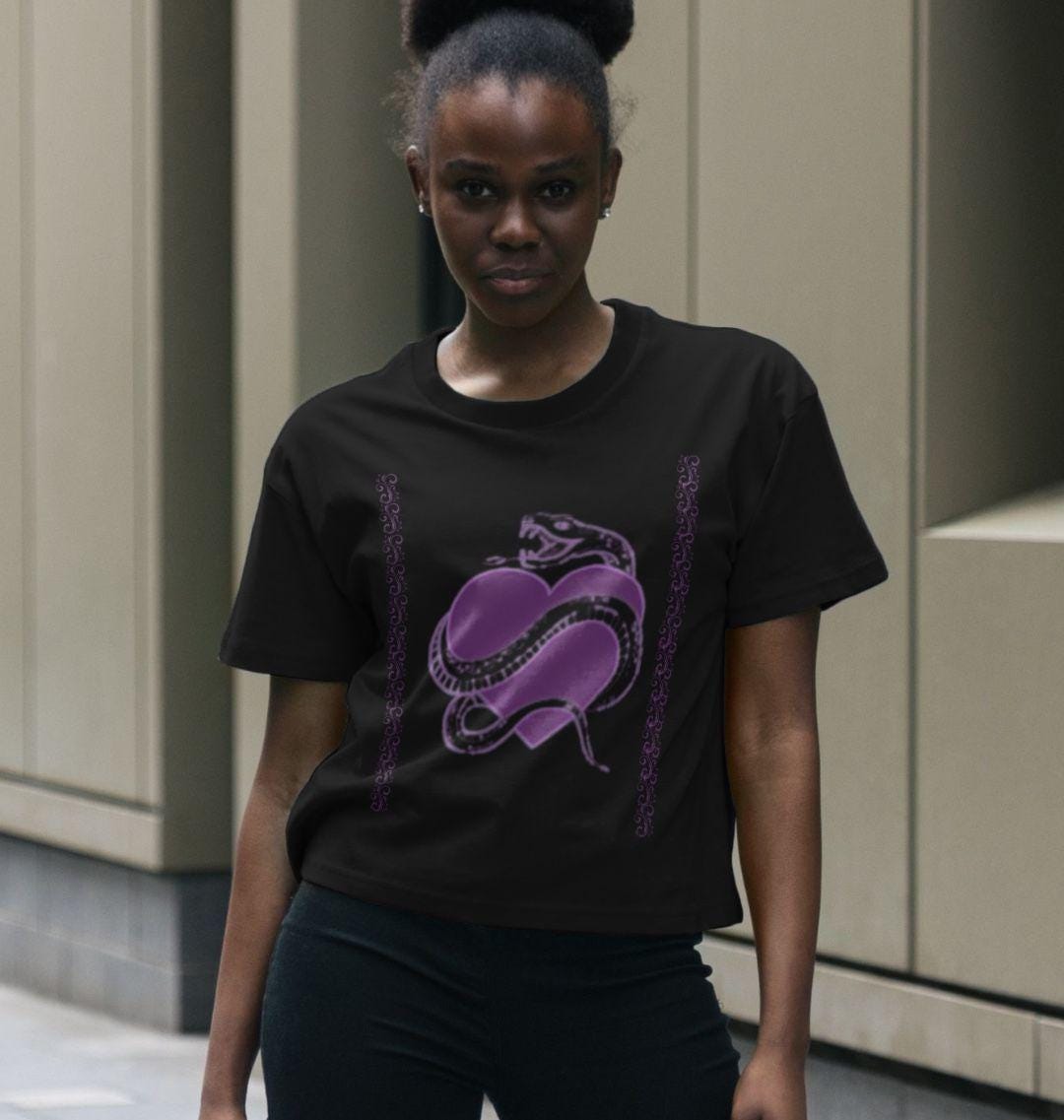 Women's Purplo Heartbeat Tee – Passion In Every Thread