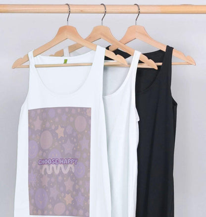 Women's Bliss Thread Tank – Happiness Meets Minimalist Style