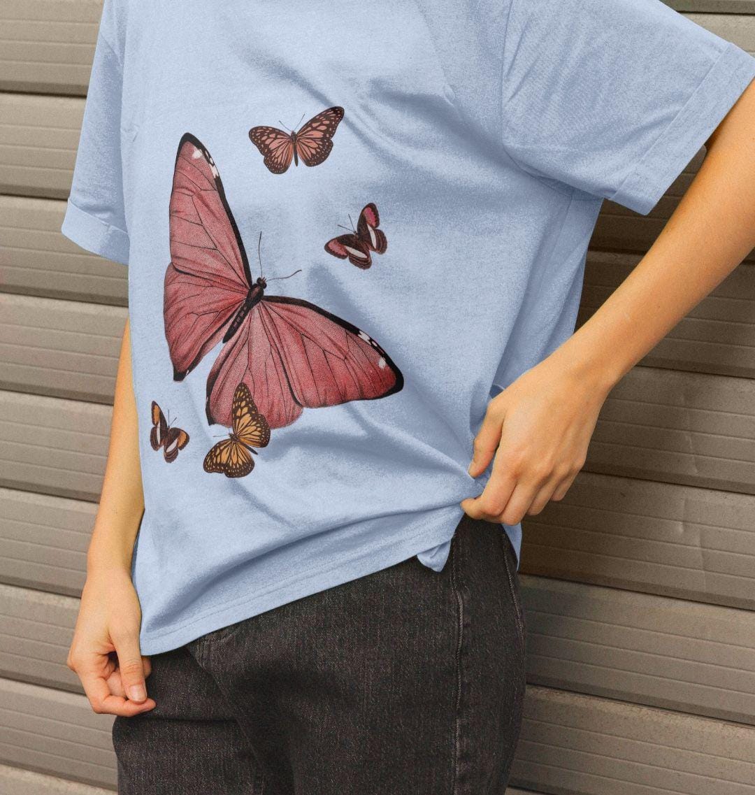 Women's Butterfly Tee – Soft Wings, Strong Message