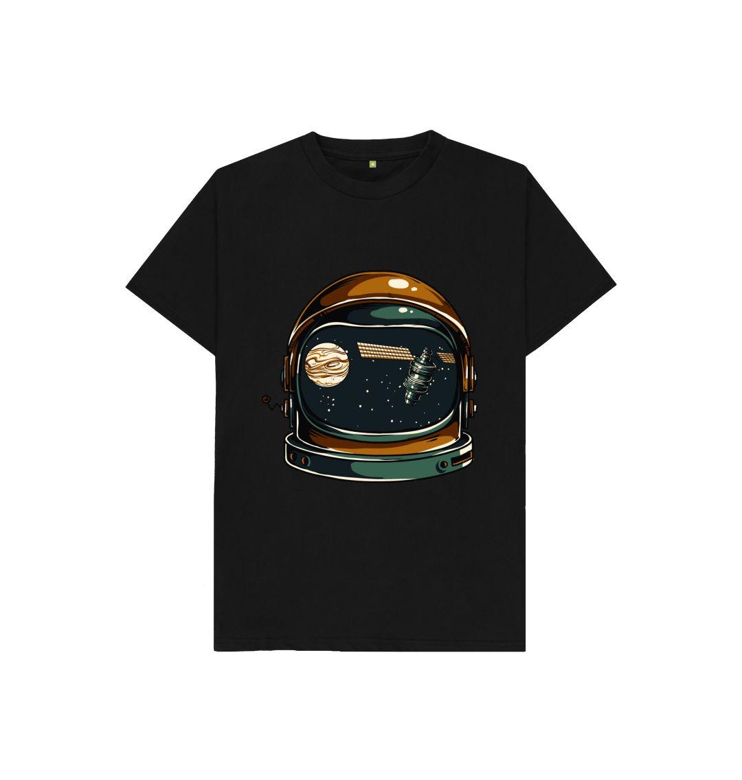 Chic Planet By Kat Wells Astronaut Helmet Boys Basic T-shirt