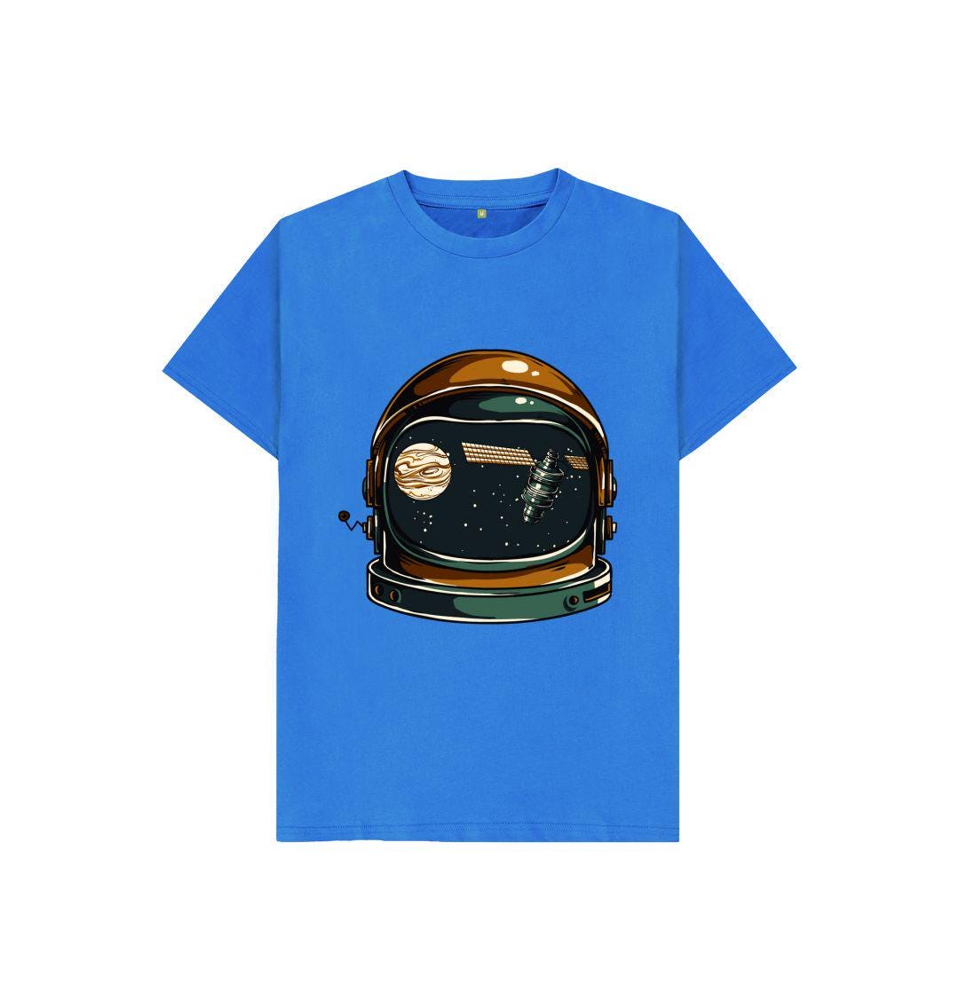 Chic Planet By Kat Wells Astronaut Helmet Boys Basic T-shirt
