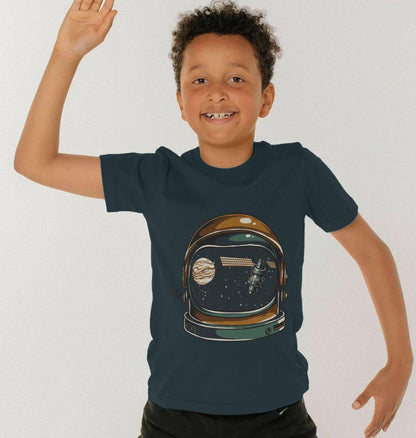 Chic Planet By Kat Wells Astronaut Helmet Boys Basic T-shirt