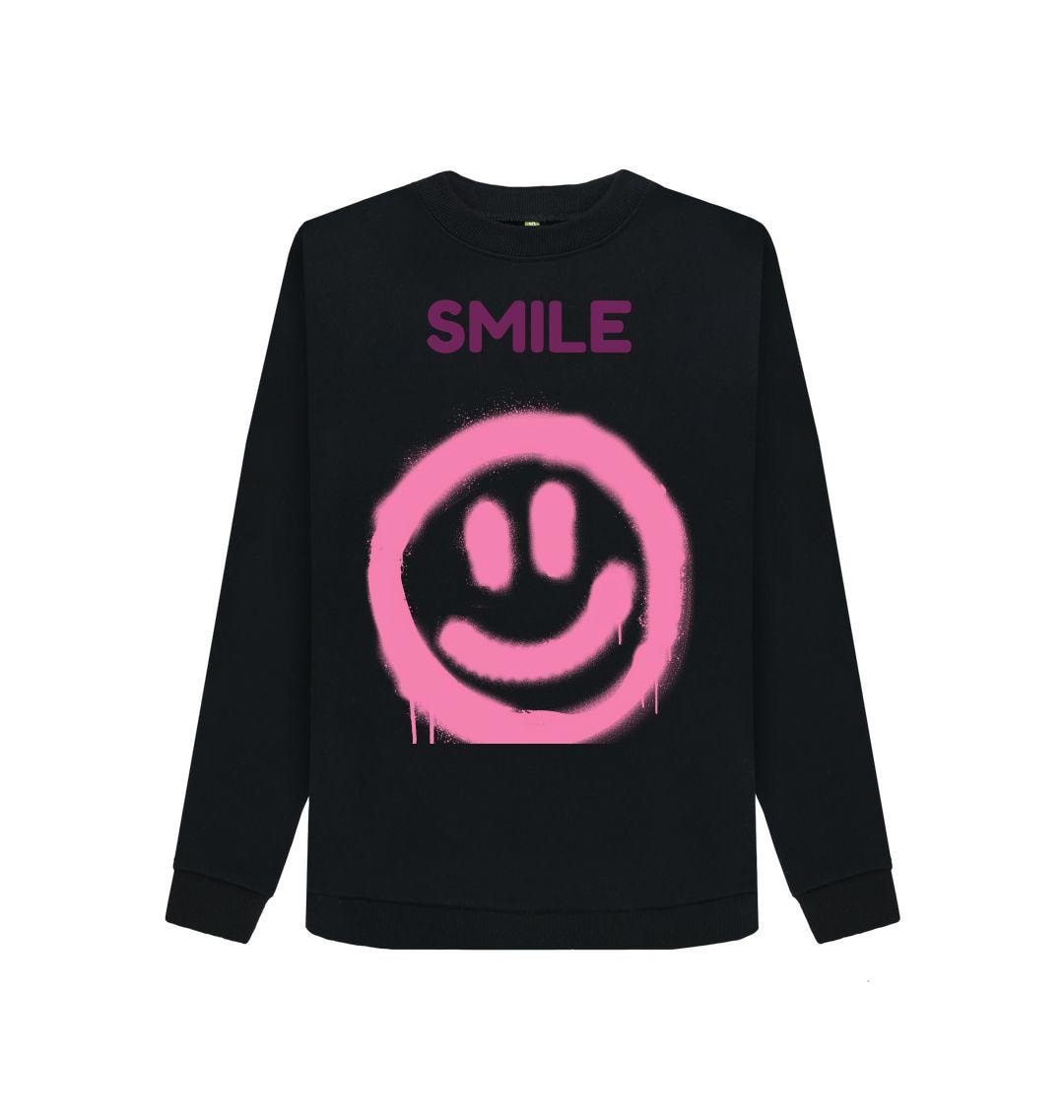Chic Planet By Kat Wells Smile Women's Crewneck Jumper