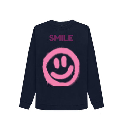 Chic Planet By Kat Wells Smile Women's Crewneck Jumper