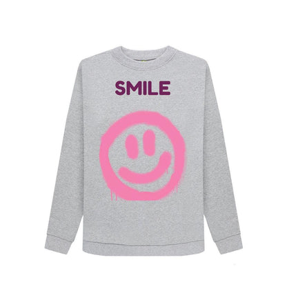 Chic Planet By Kat Wells Smile Women's Crewneck Jumper