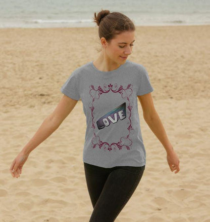 Valentines Collection: Chic Planet By Kat Wells Women's Crew Neck Tee