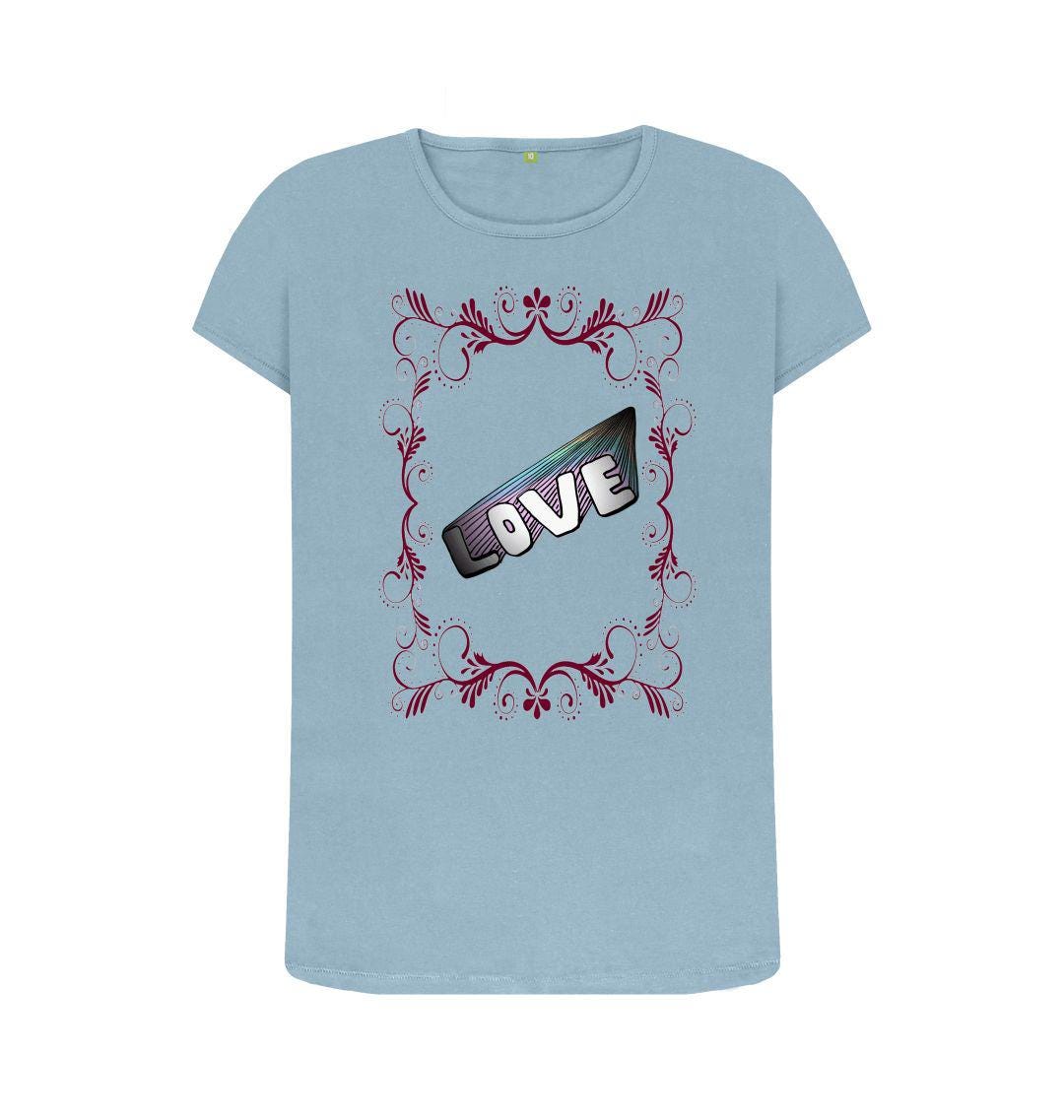 Valentines Collection: Chic Planet By Kat Wells Women's Crew Neck Tee