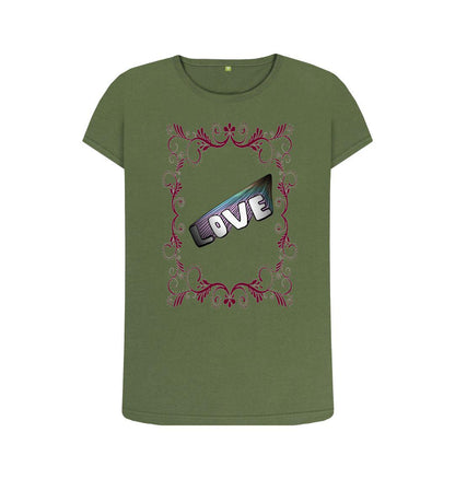 Valentines Collection: Chic Planet By Kat Wells Women's Crew Neck Tee