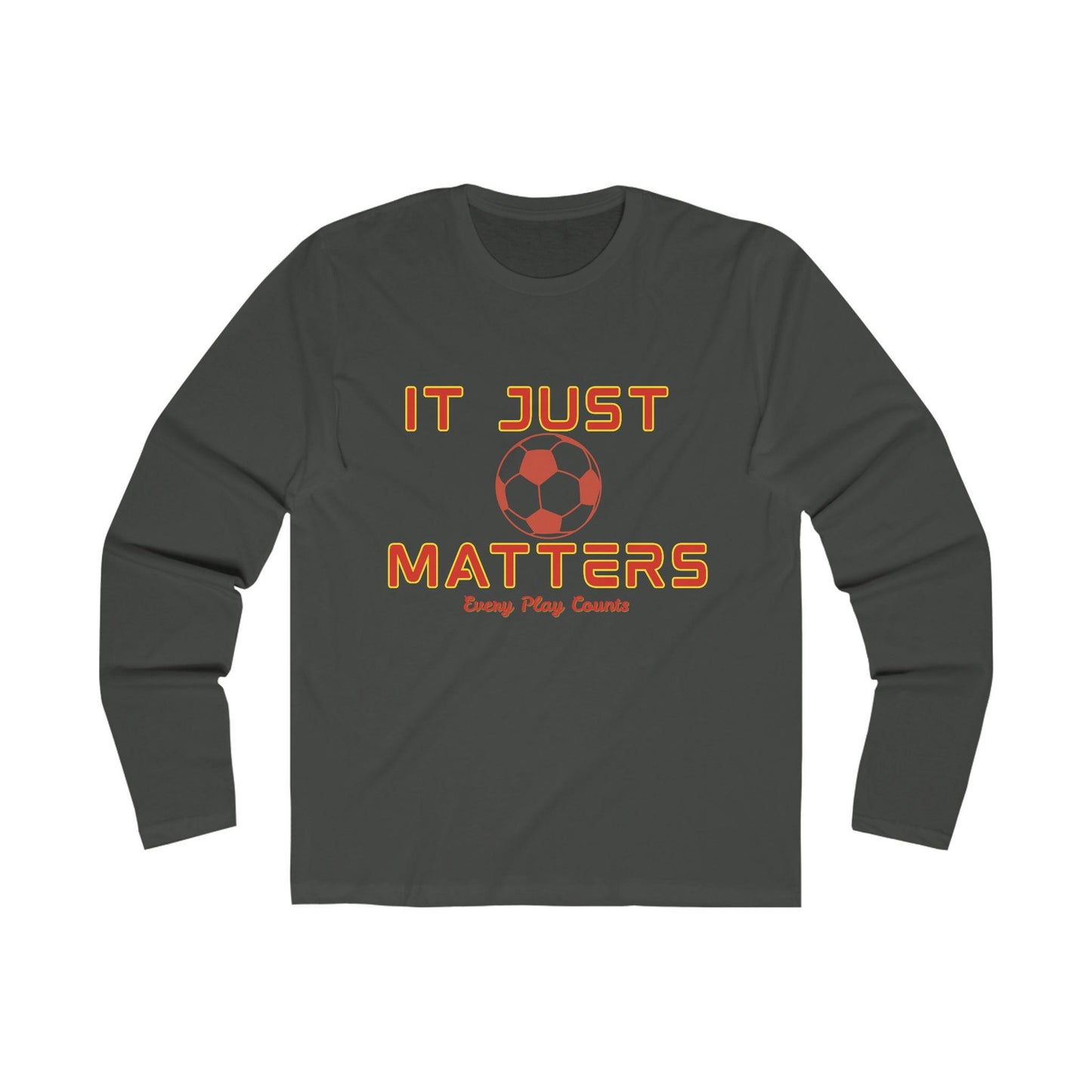 It Just Matters Football Tee Red & Gold Edition