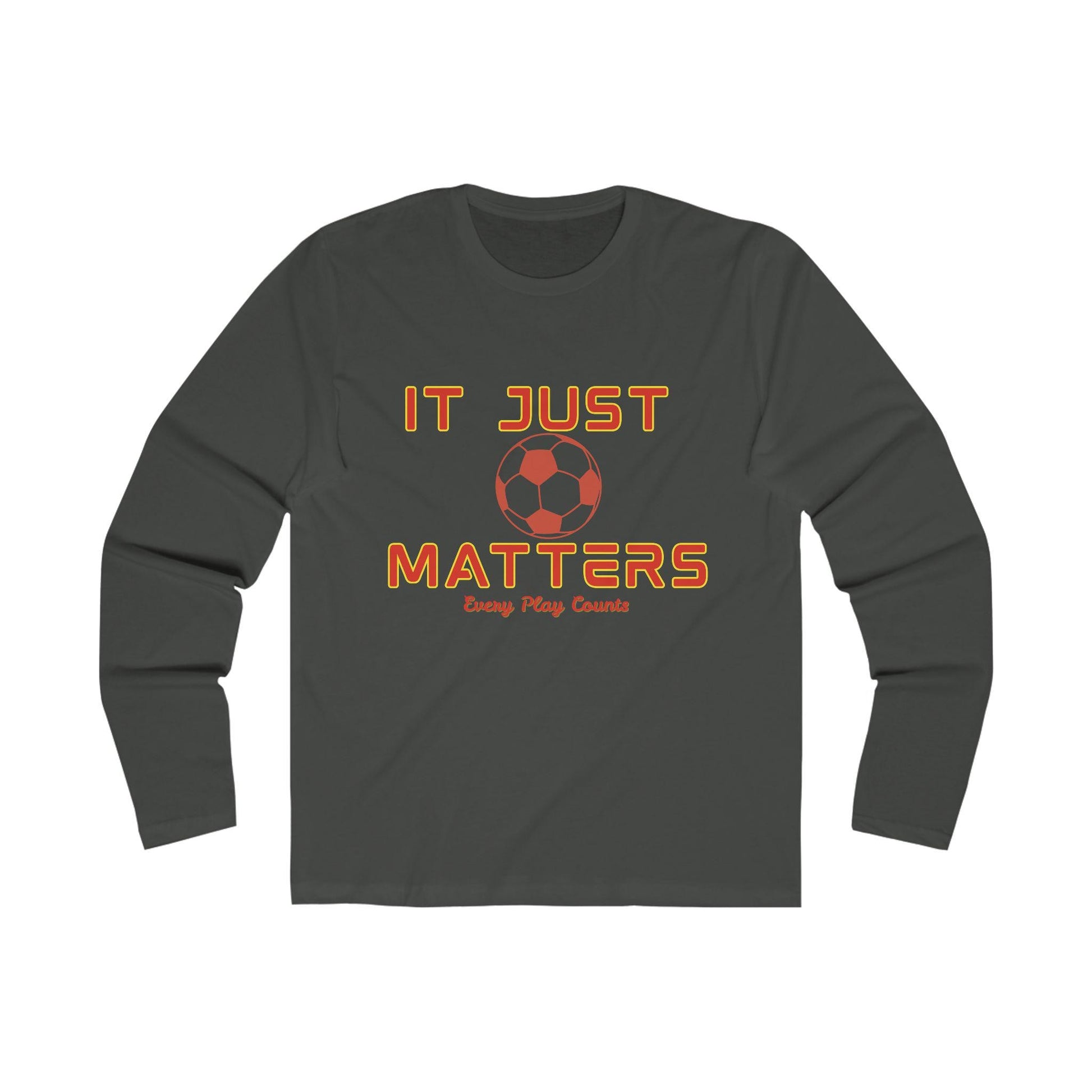 It Just Matters Football Tee Red & Gold Edition