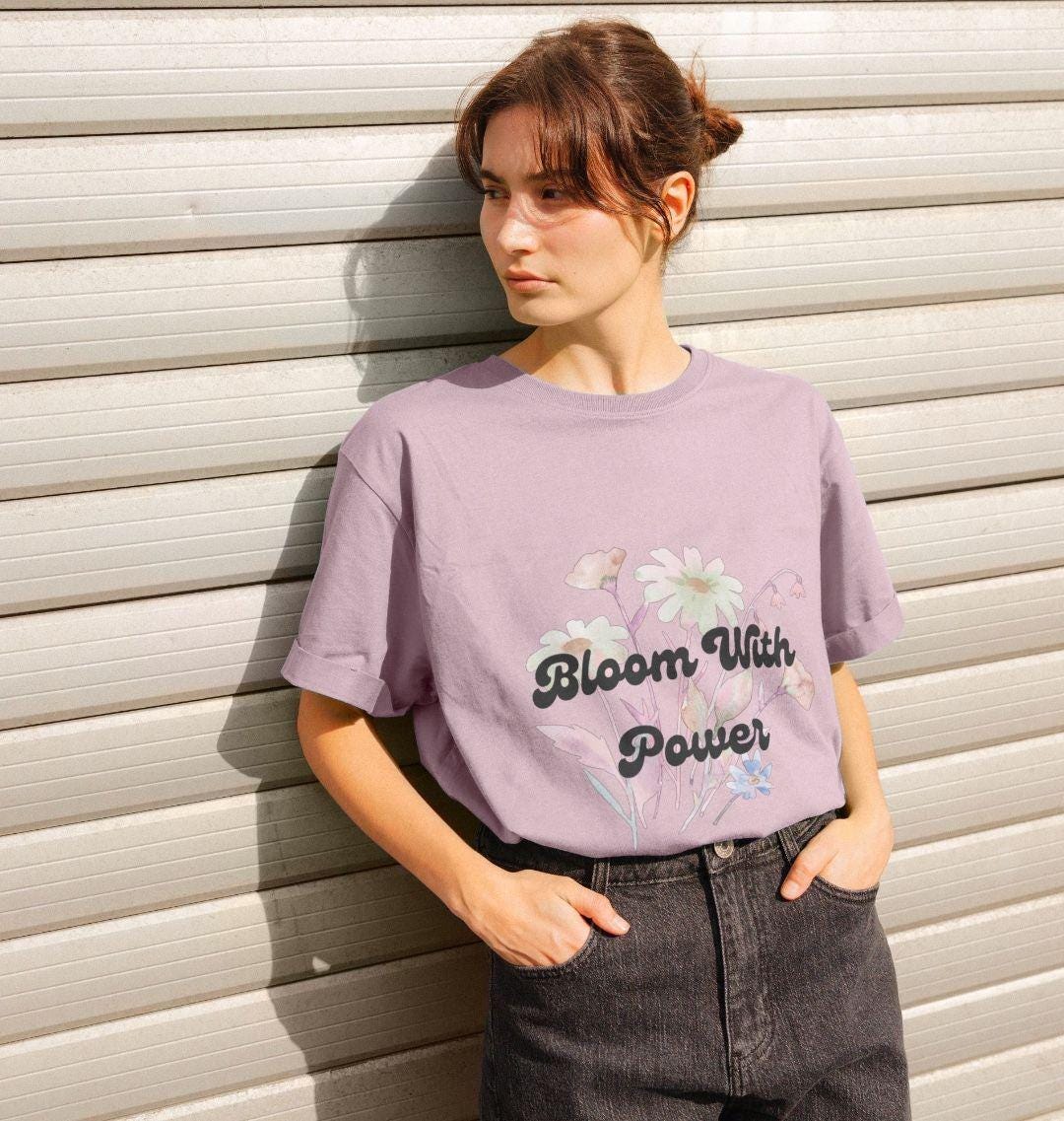 Women's Spring Into Action Tee – Bloom With Bold Purpose