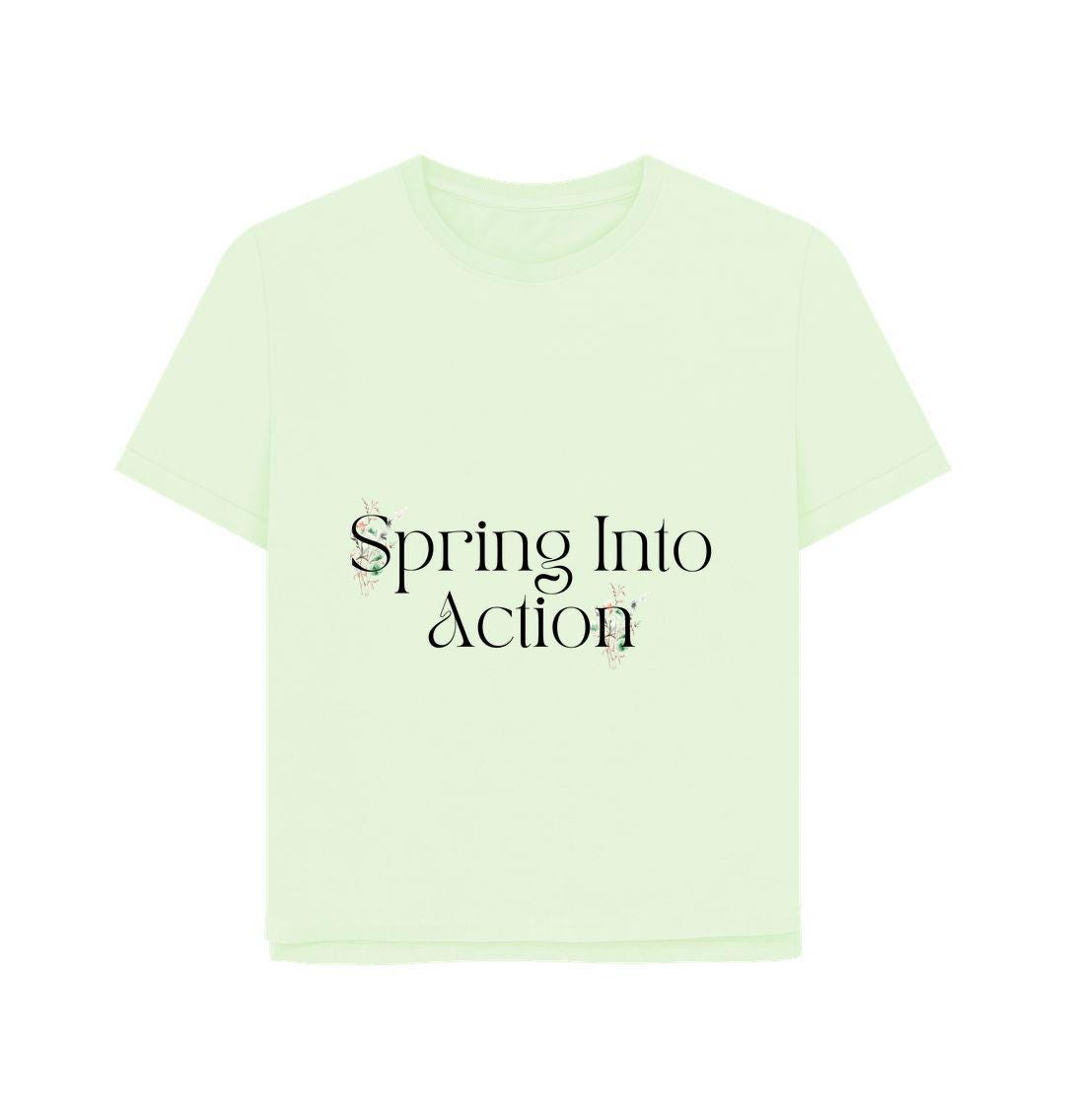 Women's Bloom With Power Tee – Grow Confidence Sustainably