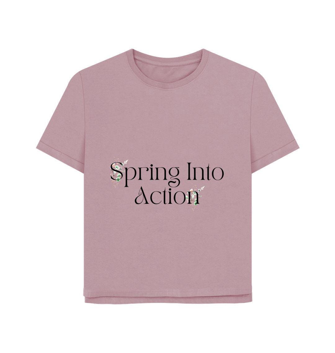 Women's Bloom With Power Tee – Grow Confidence Sustainably