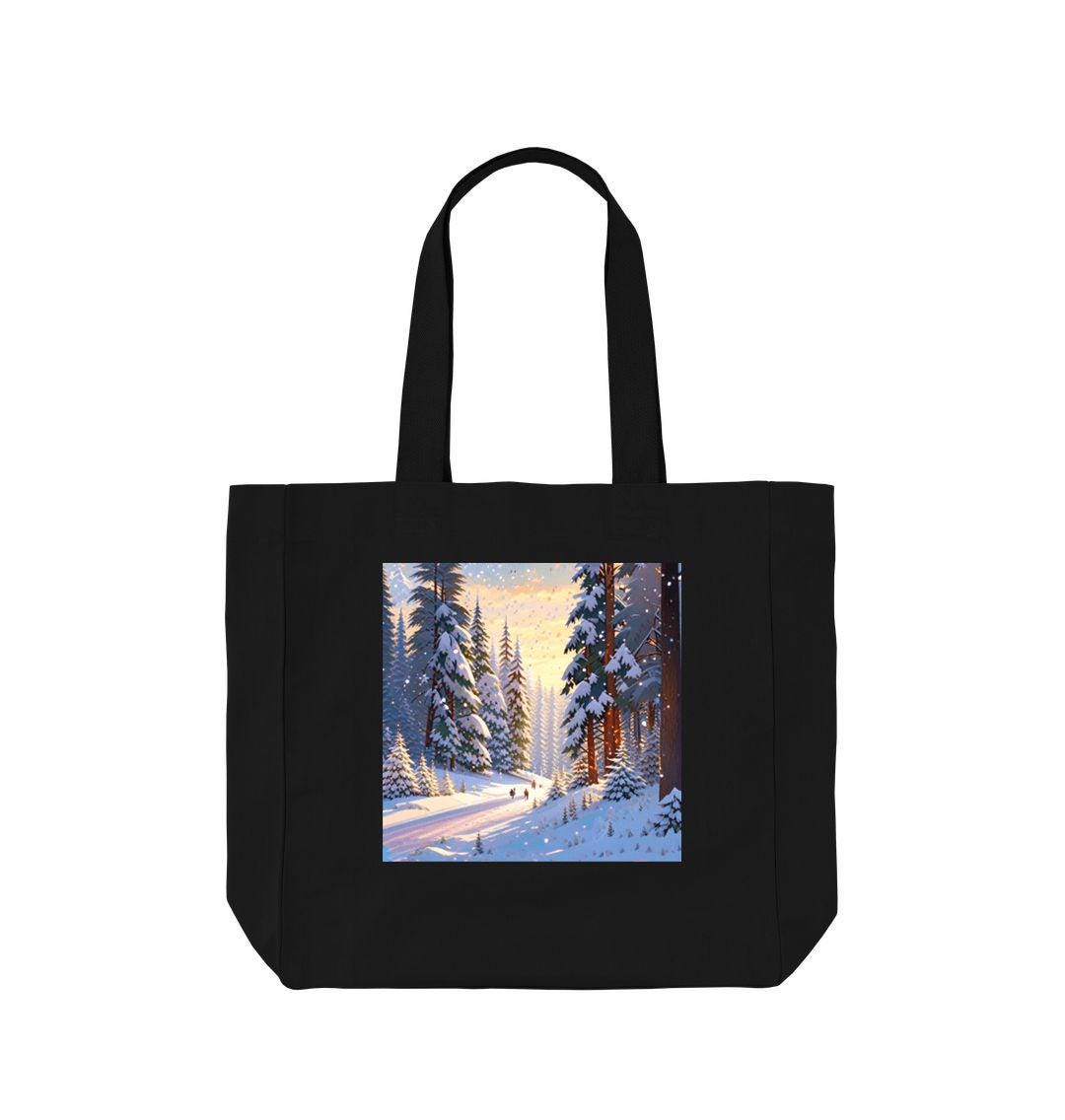 Golden Dawn Forest Tote – Nature-inspired Utility