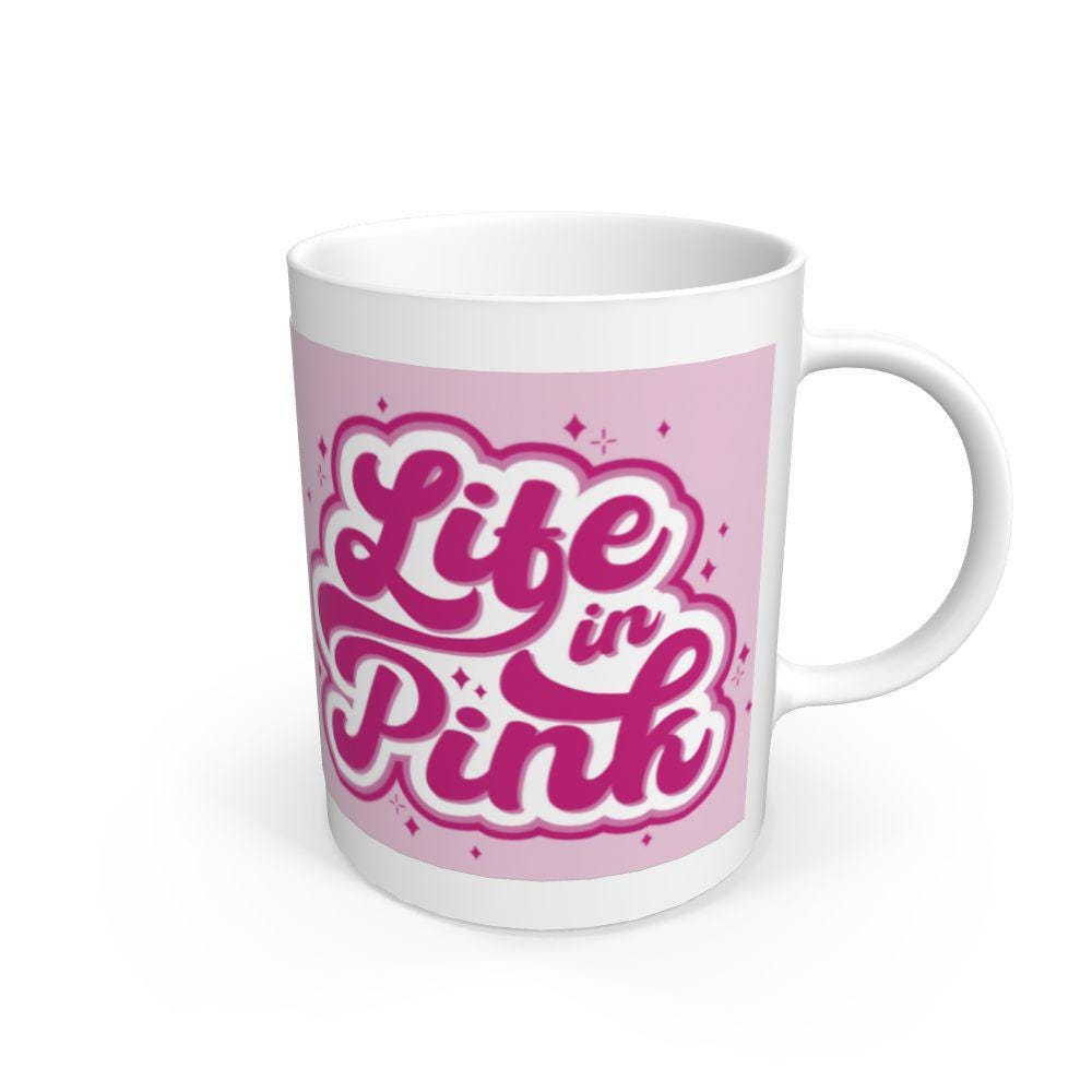 Life In Pink Eco Mug – Rosy Vibes Only