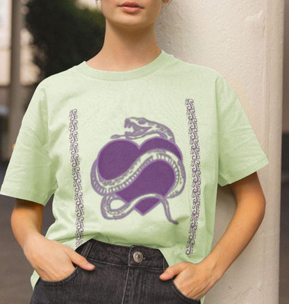 Women's Purplo Heartbeat Tee – Passion In Every Thread