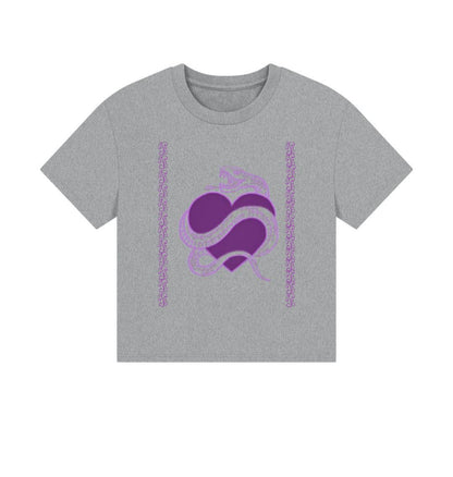 Women's Purplo Heartbeat Tee – Passion In Every Thread