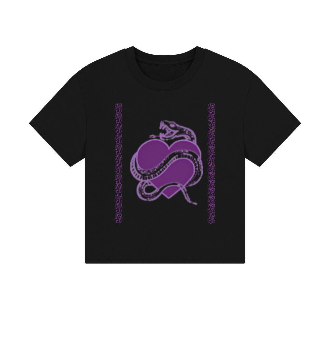 Women's Purplo Heartbeat Tee – Passion In Every Thread