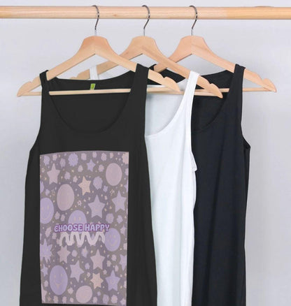 Women's Bliss Thread Tank – Happiness Meets Minimalist Style
