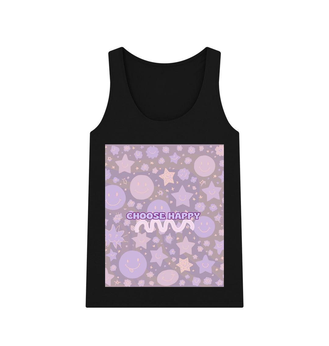 Women's Bliss Thread Tank – Happiness Meets Minimalist Style