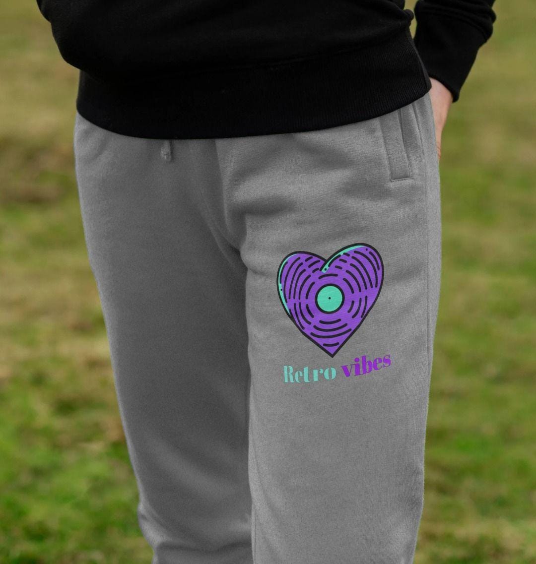 Women’s Retro Heart Joggers