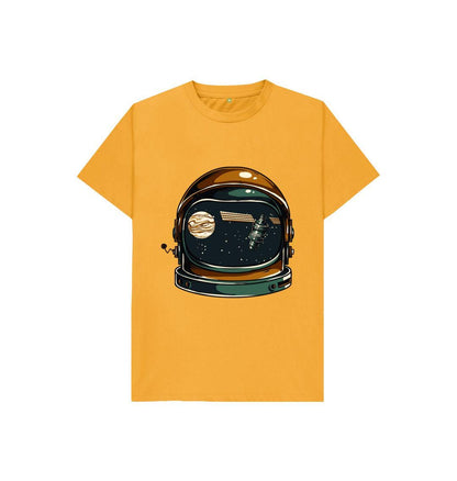 Chic Planet By Kat Wells Astronaut Helmet Boys Basic T-shirt