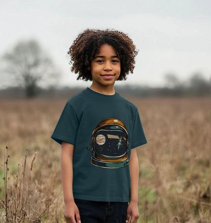 Chic Planet By Kat Wells Astronaut Helmet Boys Basic T-shirt
