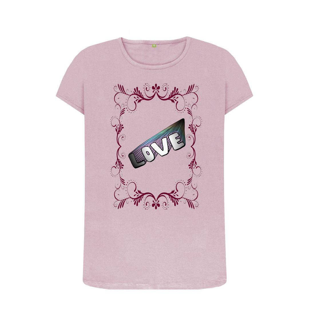 Valentines Collection: Chic Planet By Kat Wells Women's Crew Neck Tee