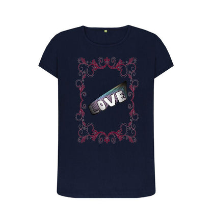 Valentines Collection: Chic Planet By Kat Wells Women's Crew Neck Tee