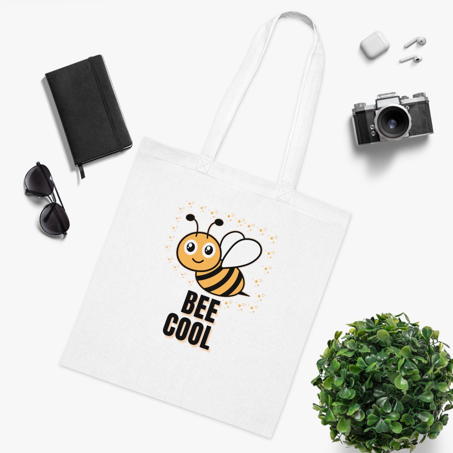 BEE COOL Tote Bag -Buzz-Worthy Style with a Sting of Sass