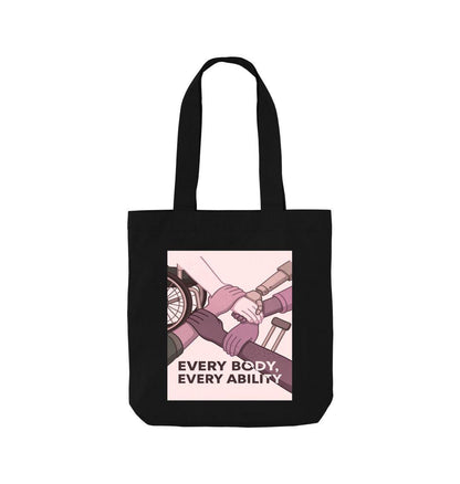 Inclusive Tote Bag – “every Body, Every Ability” Diversity And Disability Empowerment Design