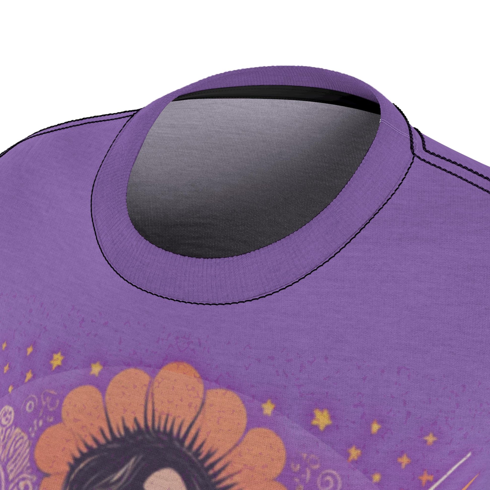 Festival Queen Town Graphic Tee All-Over Print Retro Music Shirt for Women