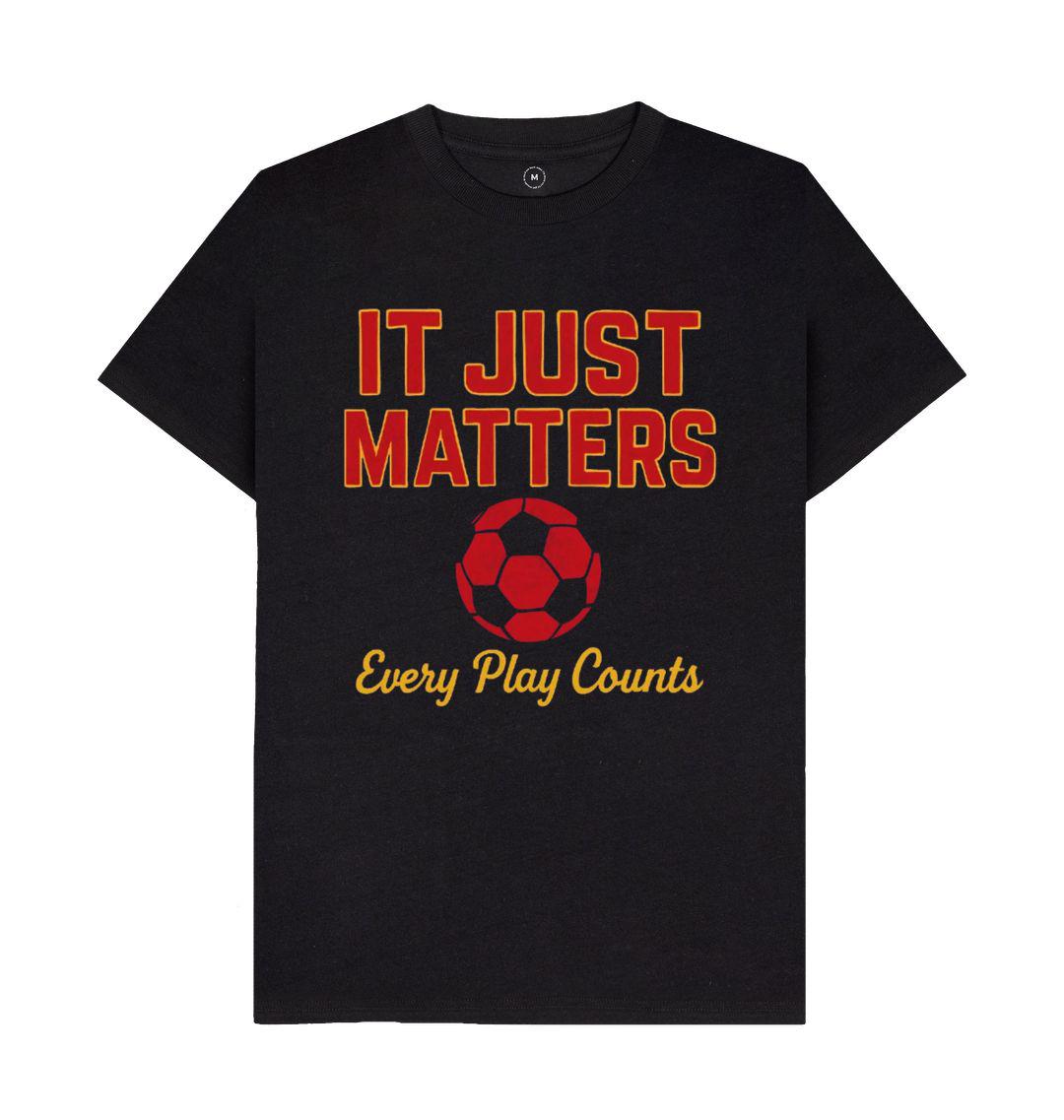 It Just Matters Men’s Remill T-shirt – Football Graphic Tee In Recycled Organic Cotton