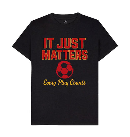 It Just Matters Men’s Remill T-shirt – Football Graphic Tee In Recycled Organic Cotton