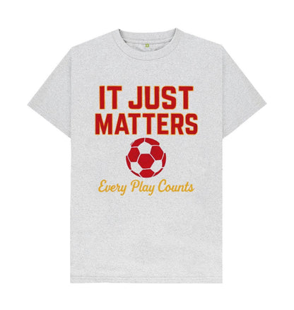 It Just Matters Men’s Remill T-shirt – Football Graphic Tee In Recycled Organic Cotton